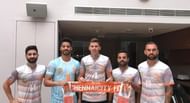 Starting from left: Nestor Gordillo, Nauzet Santana, Roberto Eslava, Sandro Rodriguez, Pedro Manzi